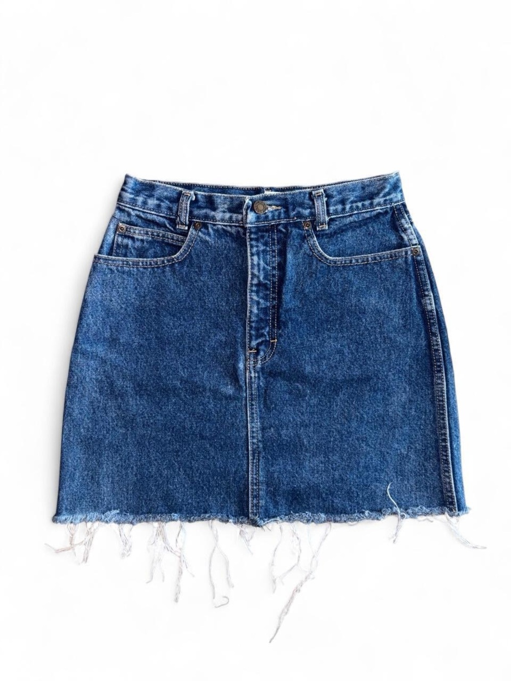 Calvin Klein Dark Blue Denim Mini Skirt